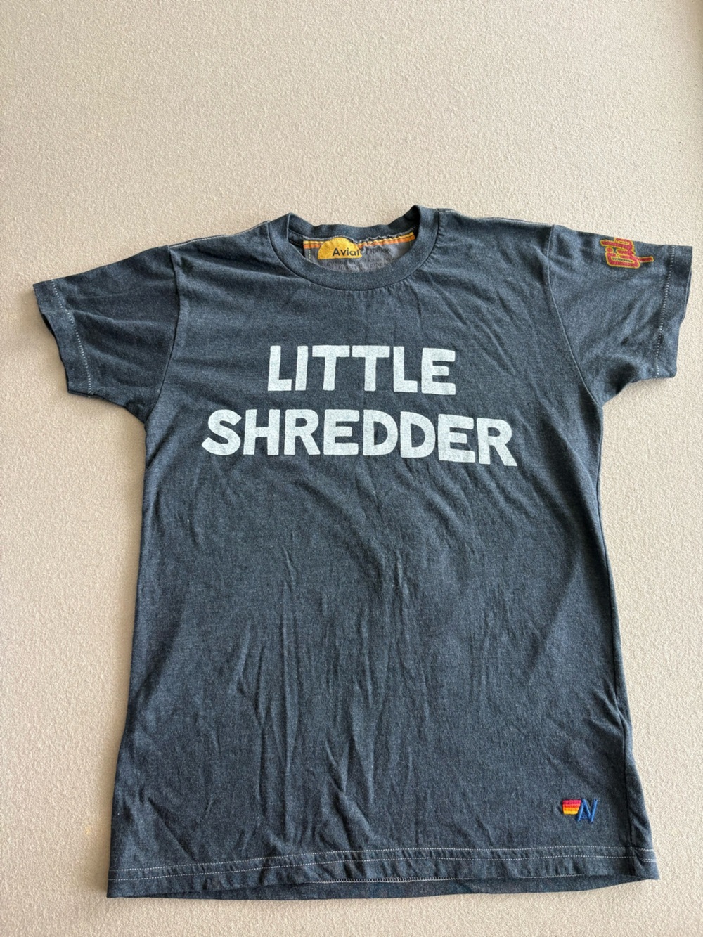 Aviator Nation Charcoal 'Little Shredder' Kids Tee